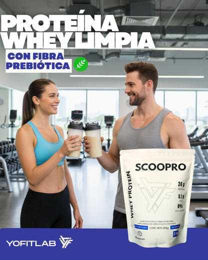 PROTEÍNA WHEY LIMPIA CON FIBRA PREBIOTICA