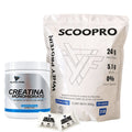 KIT GANANCIA MUSCULAR| PROTEÍNA 2lb+ CREATINA 200g