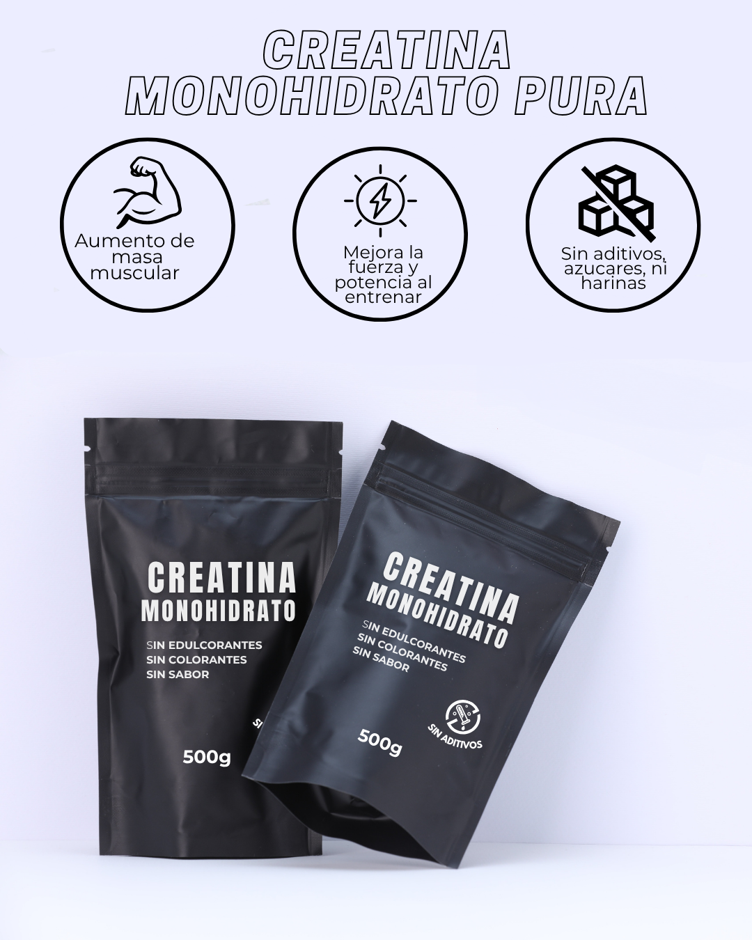 CREATINA MONOHIDRATO 100% PURA