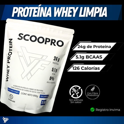 PROTEÍNA WHEY LIMPIA CON FIBRA PREBIOTICA