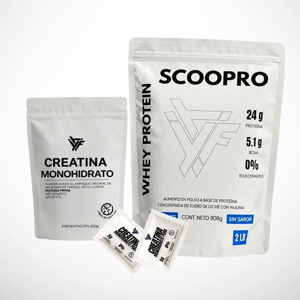KIT GANANCIA MUSCULAR| PROTEÍNA + CREATINA