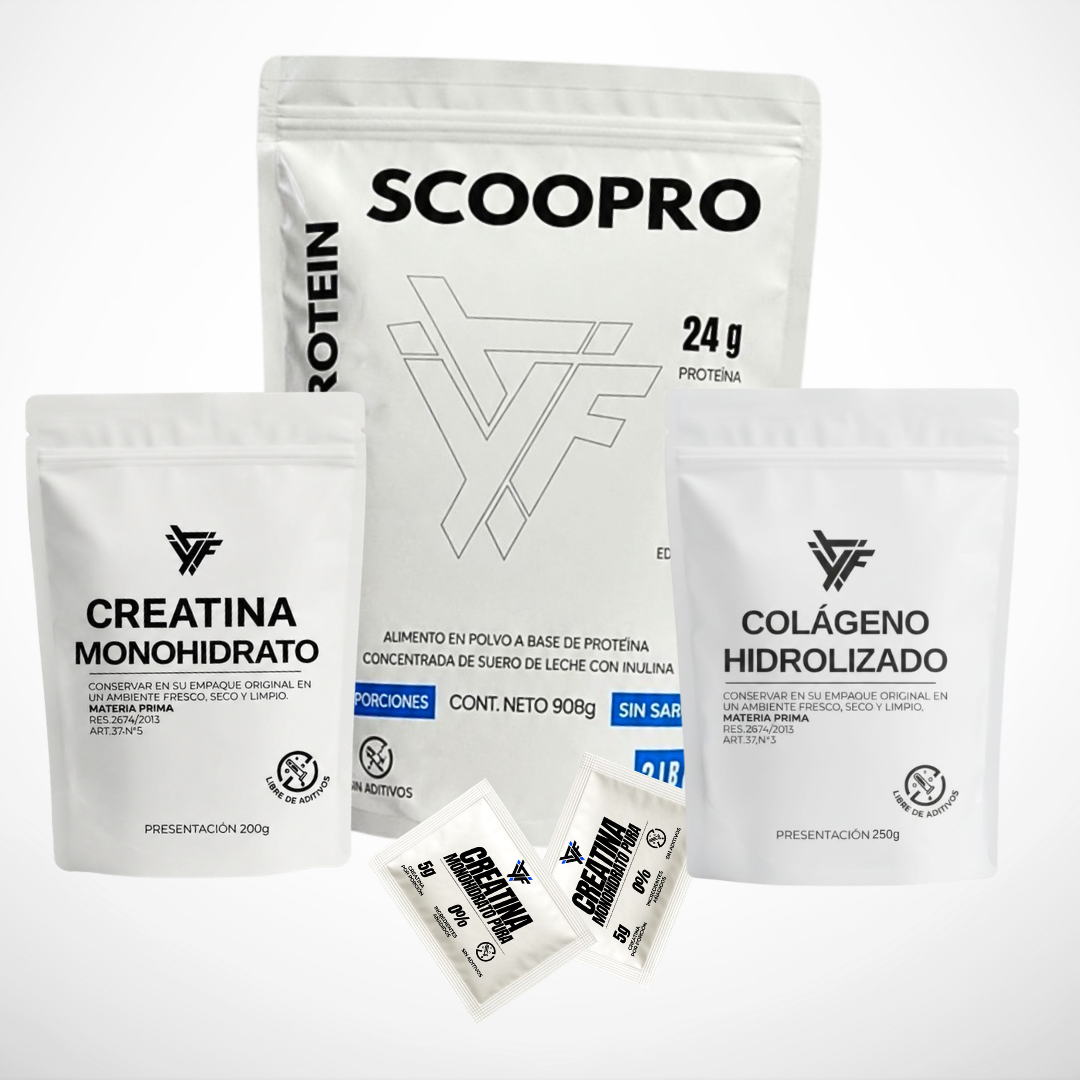 KIT VITALIDAD | Proteína + Creatina + Colágeno