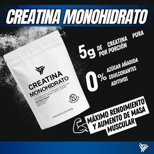 CREATINA MONOHIDRATO 100% PURA