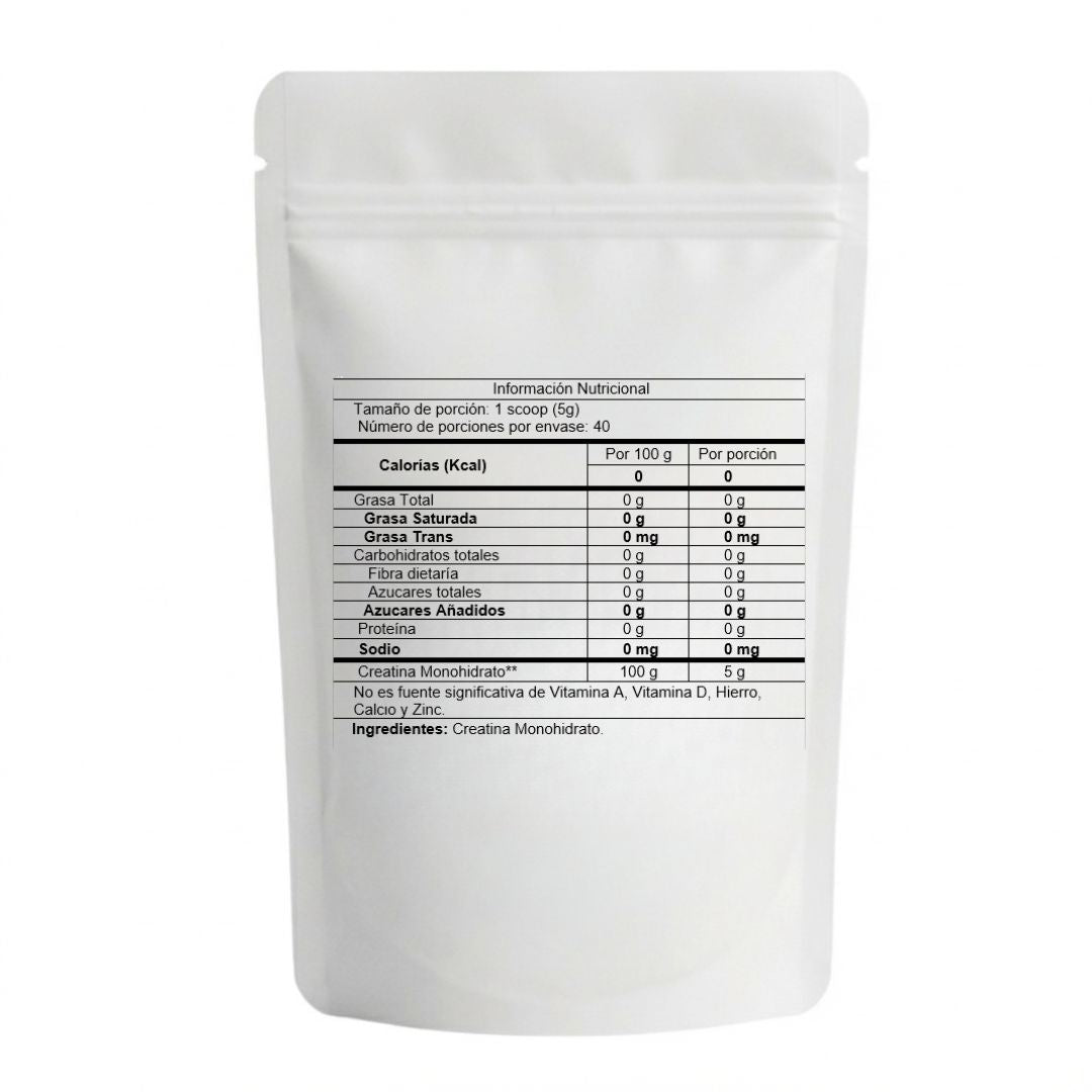 CREATINA MONOHIDRATO 100% PURA