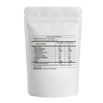 CREATINA MONOHIDRATO 100% PURA