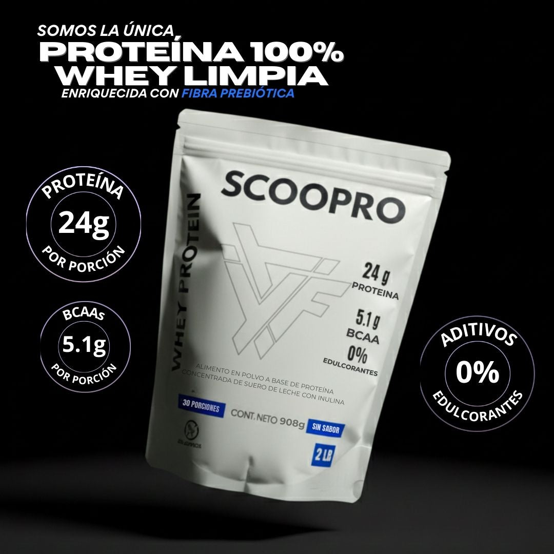 PROTEÍNA WHEY LIMPIA CON FIBRA PREBIOTICA