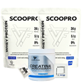 KIT WHEY-PRO | Proteína 4lb +Creatina 500g