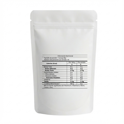 CREATINA MONOHIDRATO 100% PURA